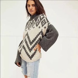 Free People Nordic Rainbow Striped